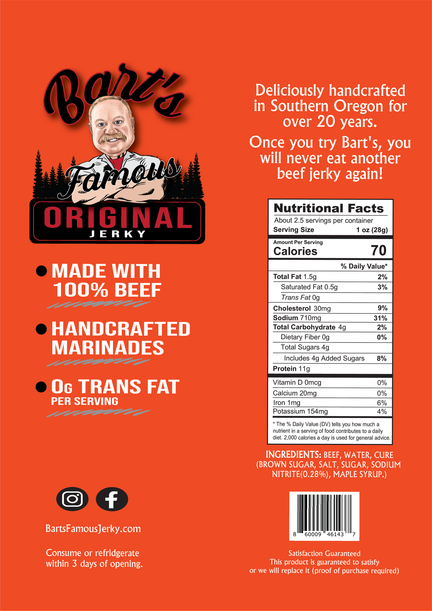 Bart's Famous Jerky - Original