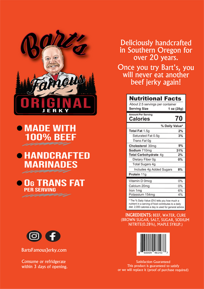 Bart's Famous Jerky - Original