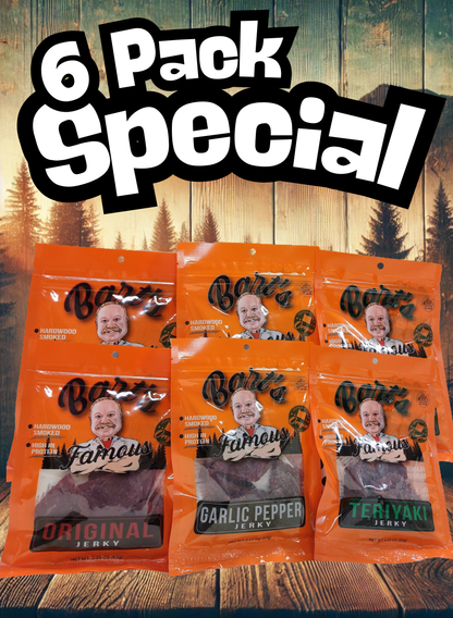 Bart's Famous Jerky - 6 Bag Bundle